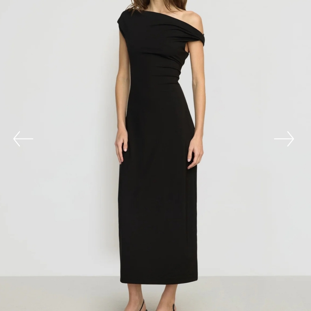 Modern Citizen Black Asymmetrical Dress